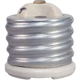 Mogul To Medium Reducing Bushing, Porcelain, 660-Watt 1