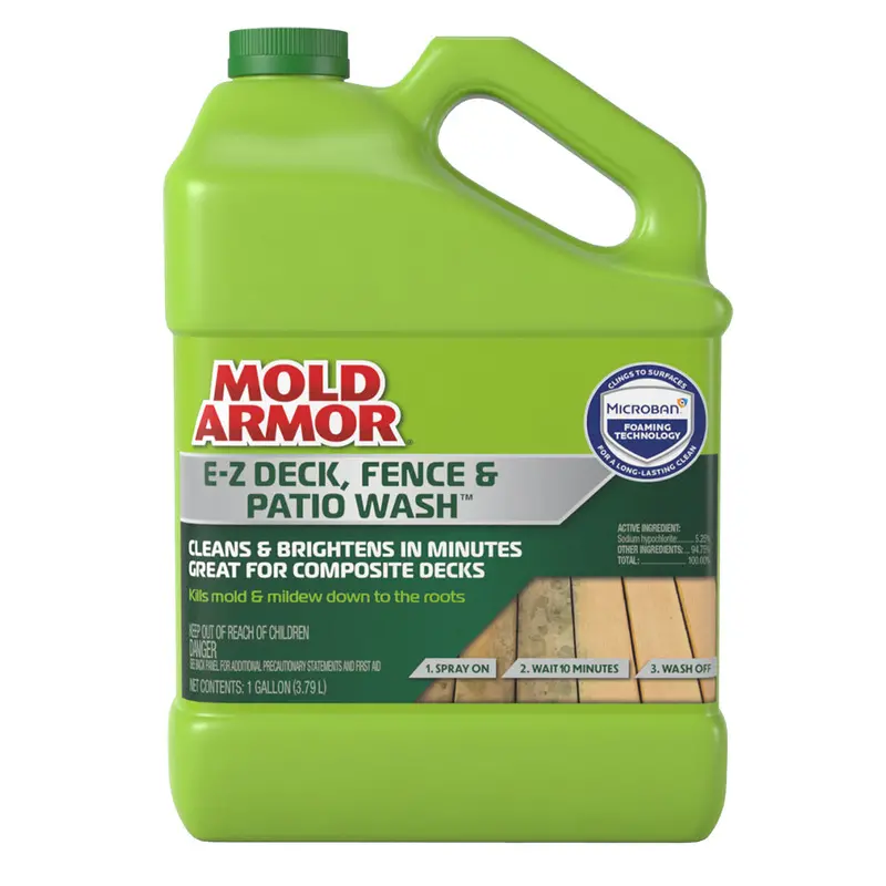 Mold Armor E-Z Deck Wash For Wood Surfaces, Composite Deck & Fence, 1 Gal. 1