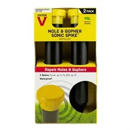 Mole & Gopher Sonic Spikes, 12-In., 2-Pk. 1