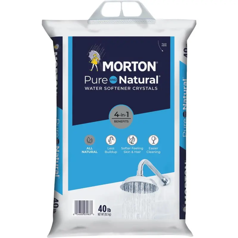 Morton 40 Lb. Water Softener Salt Crystals 1