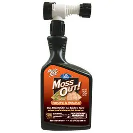 Moss Out For Roofs & Walks, Hose 'N Go, Covers 500-Sq. Ft. 1