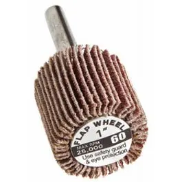 Mounted Flap Wheel, 1 X 1-In., 60-Grit 1