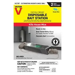 Mouse Bait Station, Disposable, 2-Pk. 1
