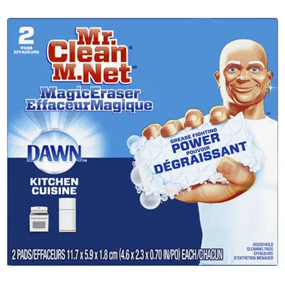 Mr. Clean Magic Eraser Kitchen Sponge Scrubber Grease Fighter 1