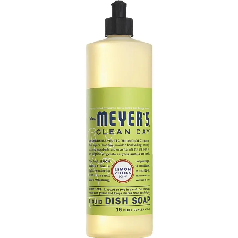 Mrs. Meyer's Clean Day 16 Oz. Lemon Verbena Scent Liquid Dish Soap 1
