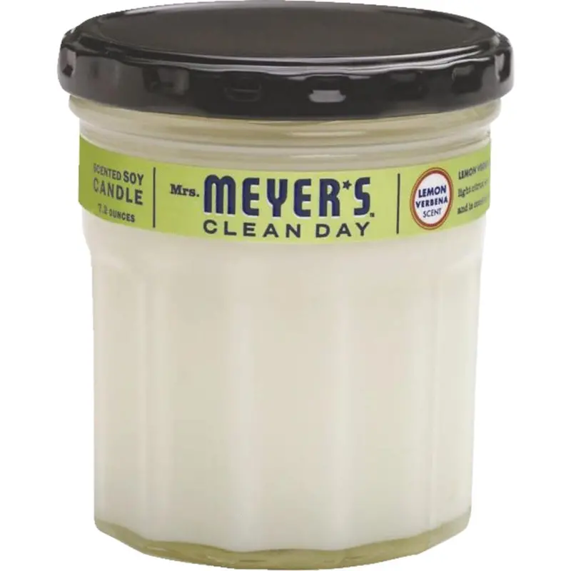 Mrs Meyer's Clean Day 7.2 Oz. Lemon Verbena Jar Candle 1