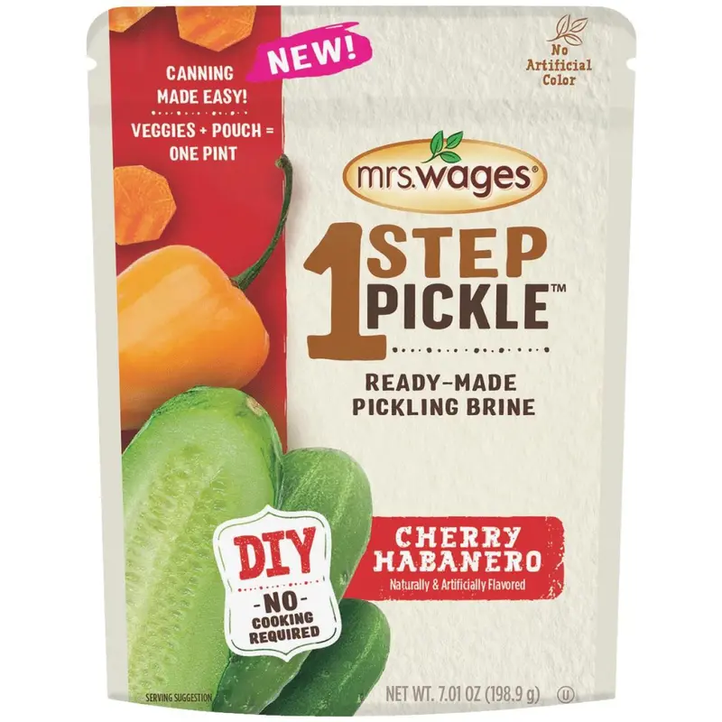 Mrs. Wages One Step Pickle Cherry Habanero Dill Pickling Mix 1