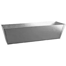 Mud Pan, Galvanized Steel, 12-In. 1