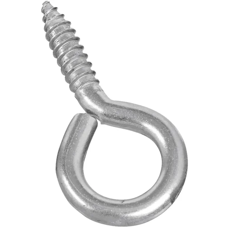 National #0 Stainless Steel Large Screw Eye 1