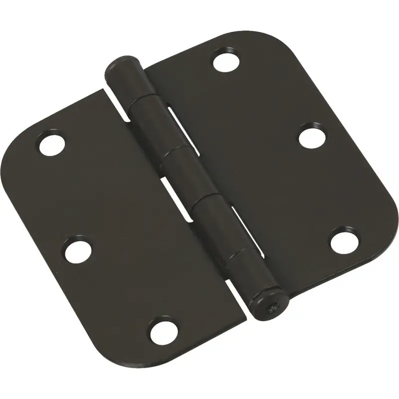 National 3-1/2 In. X 5/8 In. Radius Oil Rubbed Bronze Door Hinge 1