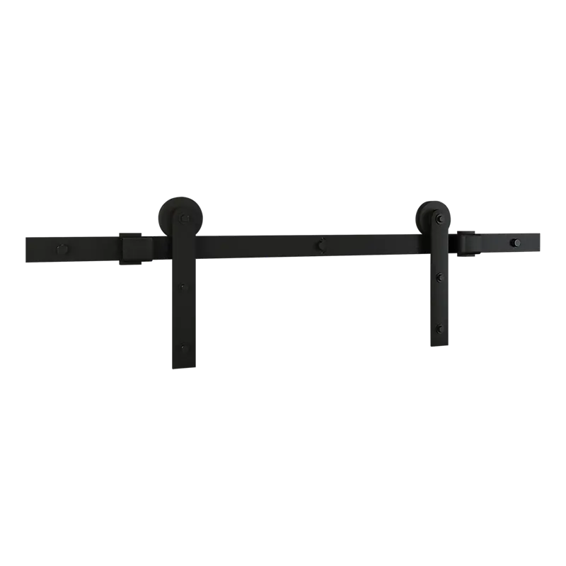 National Hardware Builder Interior Barn Door Kit 72", Matte Black 1