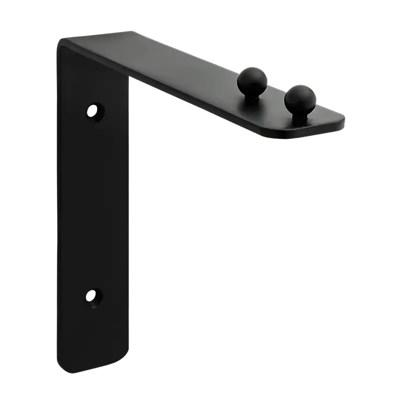 National Hardware Hanging Plant Wall Bracket 7-In, Black 1