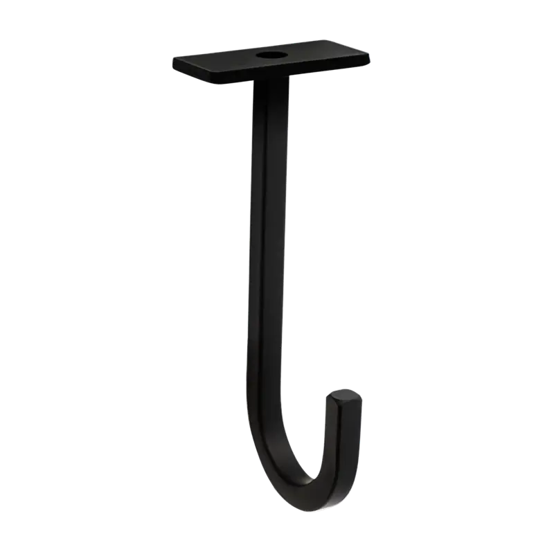 National Hardware Long Ceiling Hook 5-In, Black 1