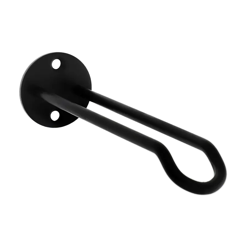 National Hardware Plant Hanger Wall Base 1-1/4X7-In, Black 1