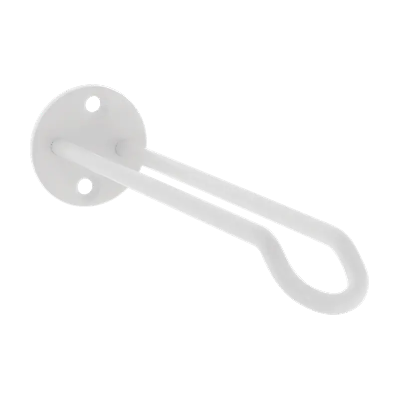 National Hardware Plant Hanger Wall Base 1-1/4X7-In, White 1