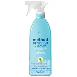 Natrually-Derived Tub + Tile Cleaner, Spearmint, 28-Oz. 1