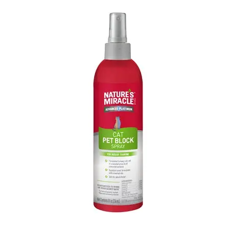 Nature’S Miracle Advanced Platinum Cat Pet Block Repellent Spray 1