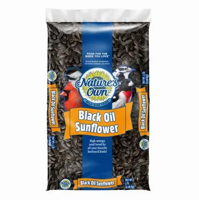Nature's Own Black Oil Sunflower Seed Wild Bird Food 1