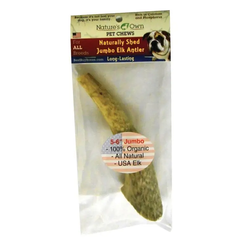 Nature's Own Naturally Shed Antler Dog Chew 1