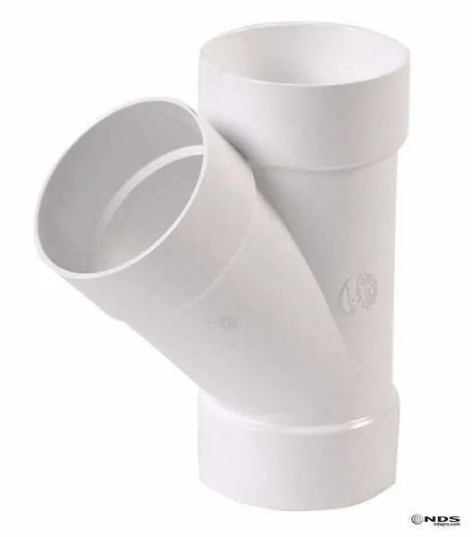 Nds 4" Pvc 45-Degree Wye 1