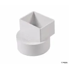 Nds Down Spout Adapter For Sewer And Drain Pipe 2" X 3" 1