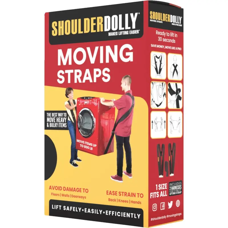 Nielsen 800 Lb. Capacity Moving Straps Shoulder Dolly 1