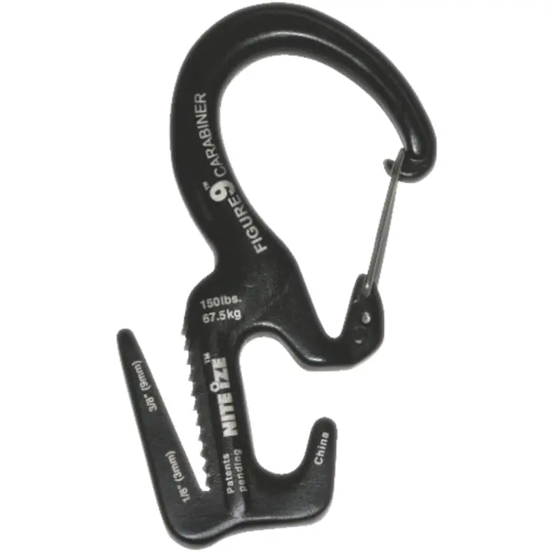 Nite Ize Figure 9 Large Carabiner 150 Lb. Capacity Aluminum Rope Tightener 1