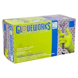 Nitrile Gloves, Heavy-Duty, Green, Xl, 100-Ct. 1