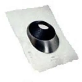 No-Caulk Roof Flashing, Aluminum, 4-In. 1