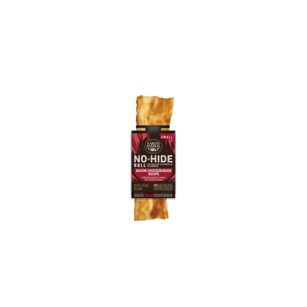 No-Hide® Barbeque Collection Bacon Cheeseburger Rolls Dog Treats 1