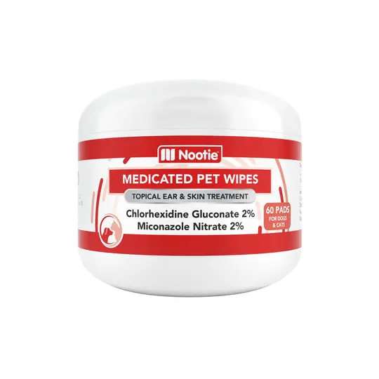 Nootie Antifungal & Antibacterial Medicated Pet Wipes For Dogs And Cats 1