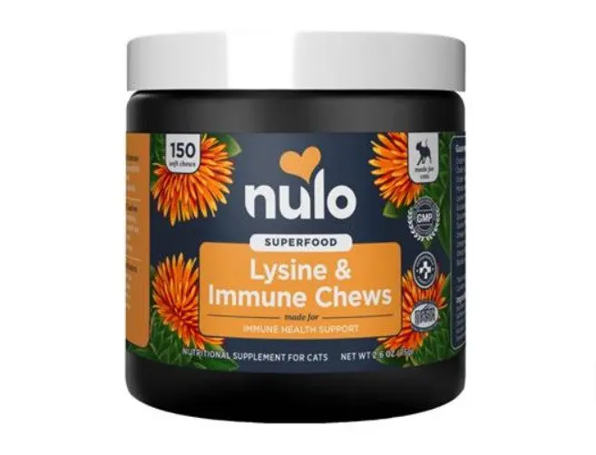 Nulo Superfood Lysine & Immune Chew Cat Supplement 1