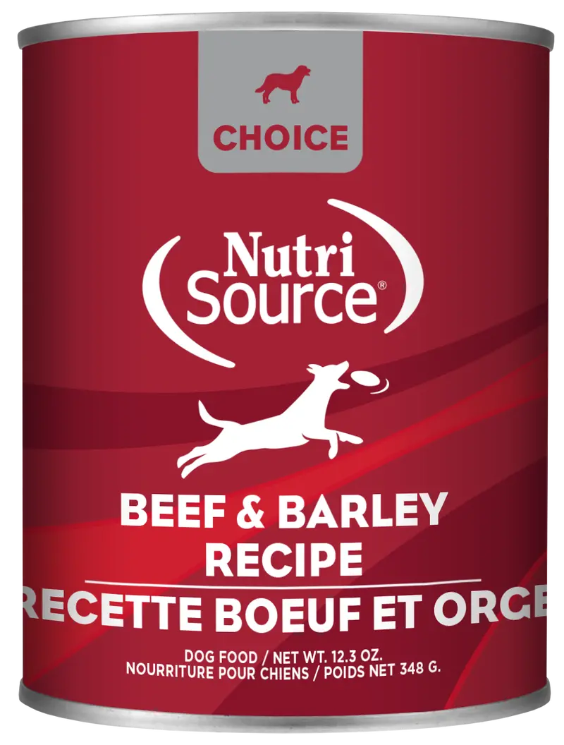 Nutrisource® Beef & Barley Entrée Healthy Affordable Wet Dog Food 1
