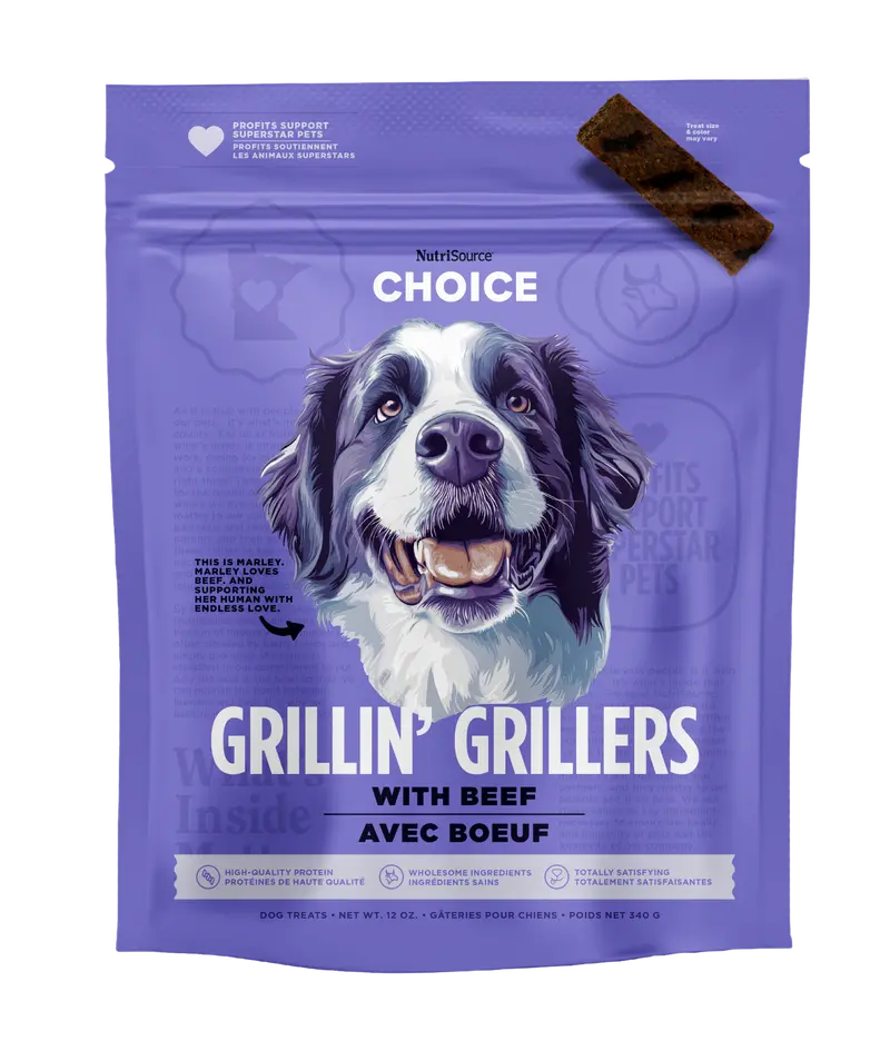 Nutrisource Beef Grillin' Grillers Dog Treats 1