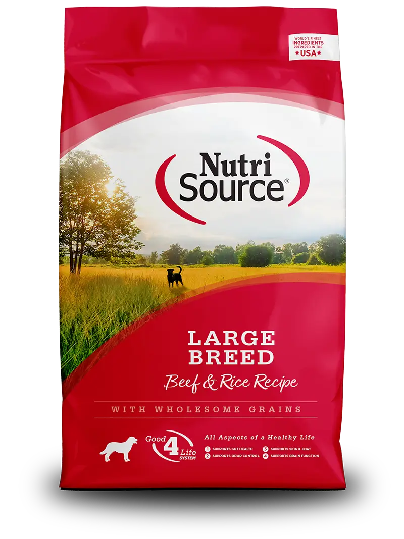 Nutrisource® Large Breed Beef & Rice Recipe Dog Food 2
