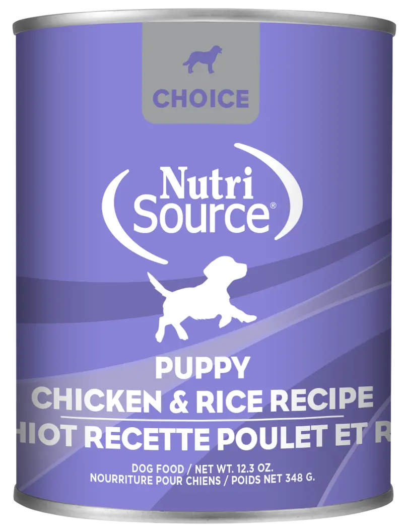 Nutrisource® Puppy Chicken & Rice Entrée Healthy Affordable Wet Dog Food 1