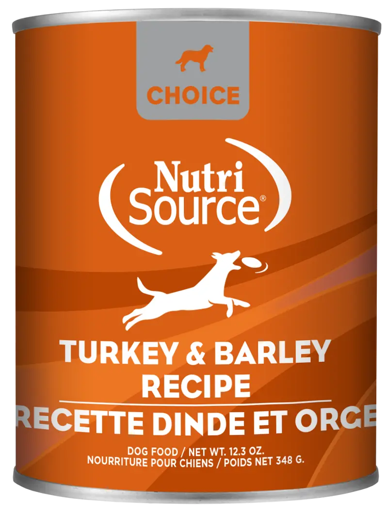 Nutrisource® Turkey & Barley Entrée Healthy Affordable Wet Dog Food 1