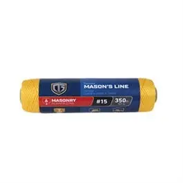 Nylon Mason Line Twine, Twisted, Gold, #15 X 350-Ft. 1