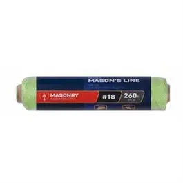 Nylon Mason Line Twine, Twisted, Neon Yellow, #18 X 260-Ft. 1