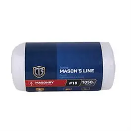 Nylon Mason Line Twine, White, #18 X 1050-Ft. 1