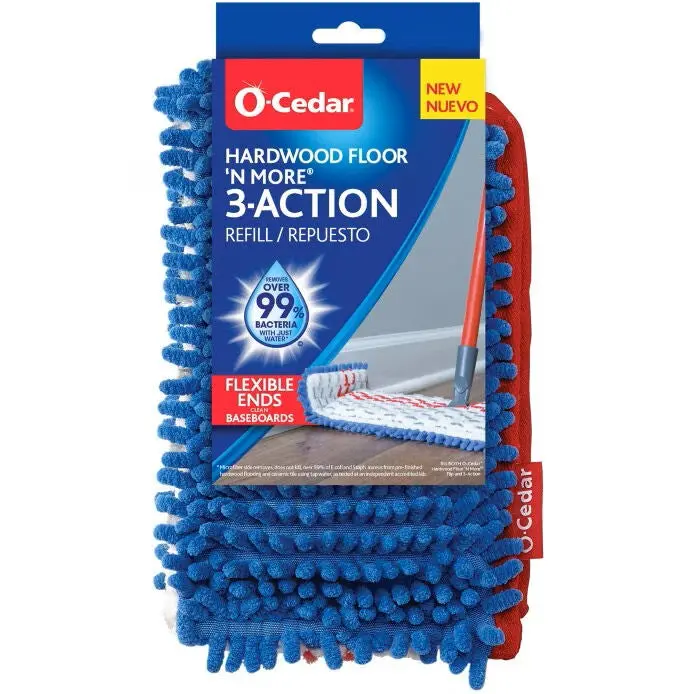 O-Cedar® Hardwood Floor ‘N More® 3-Action Mop Head Replacement 1