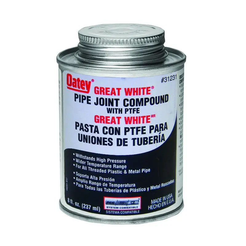Oatey® 8 Oz. Great White® Pipe Joint Compound With Ptfe 1