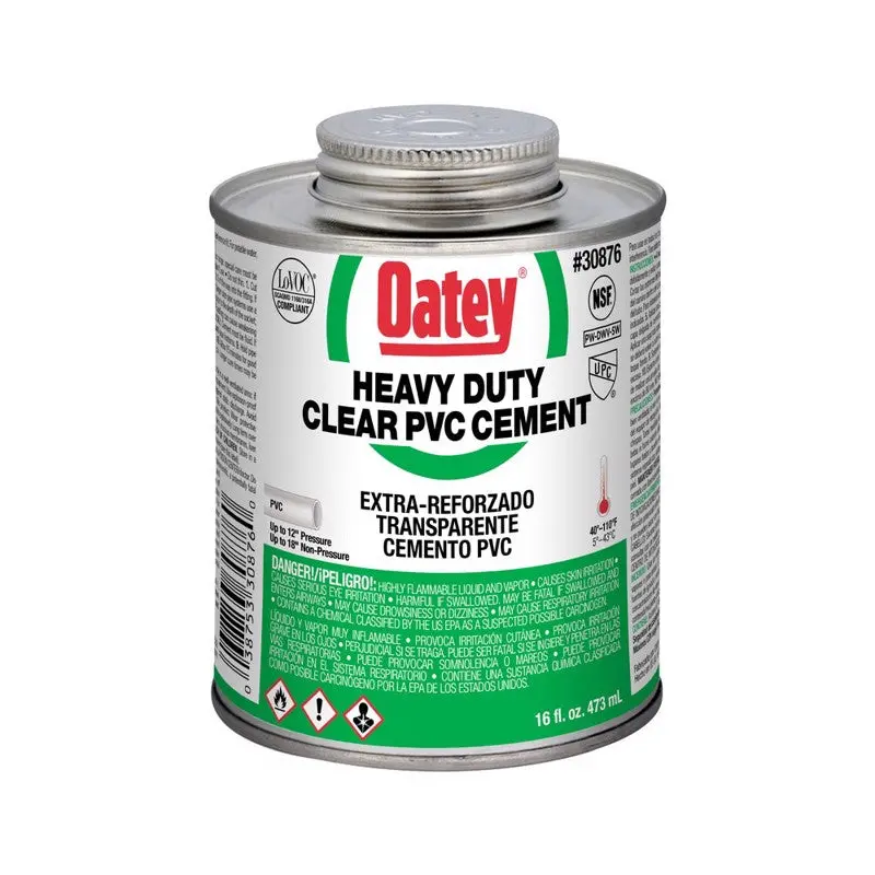 Oatey® Heavy Duty Clear Pvc Cement 1