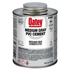 Oatey® Medium Gray Pvc Cement 1