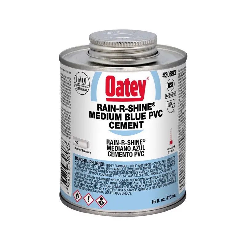 Oatey® Rain-R-Shine® Medium Blue Pvc Cement 1