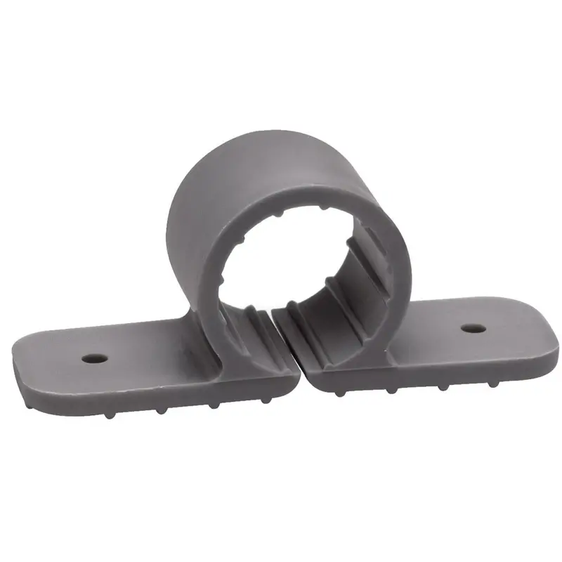 Oatey Standard 1/2 In. Plastic Nail-On Pipe Clamps, (6-Pack) 1