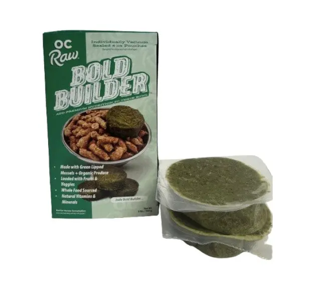 Oc Raw Bold Builder Jade Green Lipped Mussel Dog Food 1
