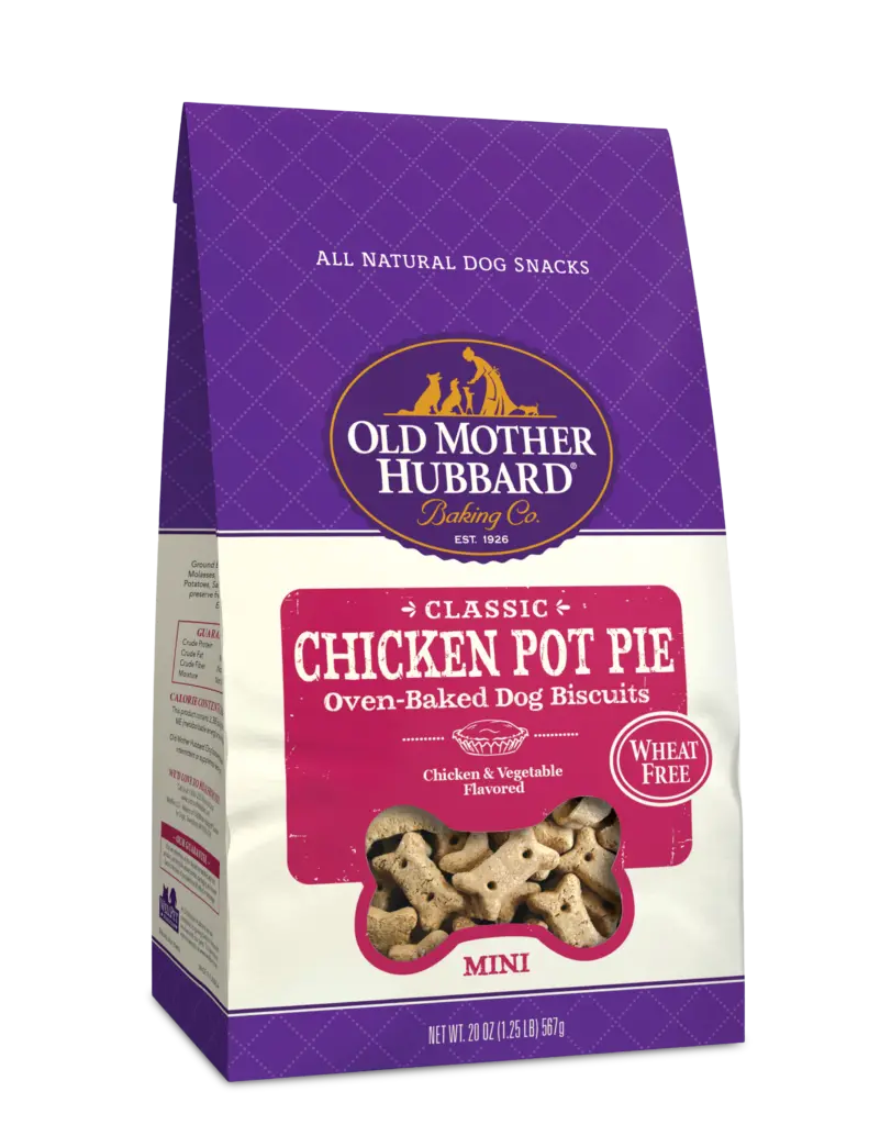 Old Mother Hubbard Chicken Pot Pie Mini Dog Biscuits 1
