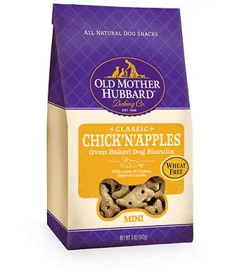 Old Mother Hubbard Crunchy Classic Natural Chick'n'apples Mini Biscuits Dog Treats 1