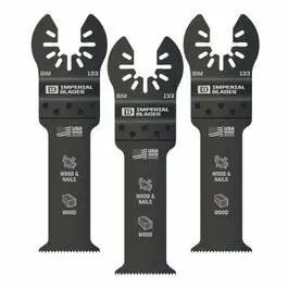 One Fit Extended Plunge Thick Wood Blade, 1-1/4-In., 3-Pk. 1
